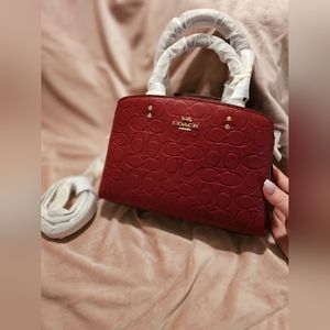 NWT - Authentic Coach Mini Lillie Carryall